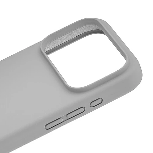 Чехол защитный uBear Touch Mag Case для iPhone 18 Pro, MagSafe совместимый, силикон, софт-тач, светло-серый