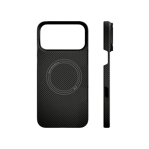 Чехол защитный VLP Kevlar Case с MagSafe для iPhone 18 Pro Max, черный