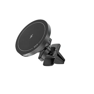Автомобильный держатель VLP LITE Snap Charge Qi2, MagSafe, на вент. решетку, черный
