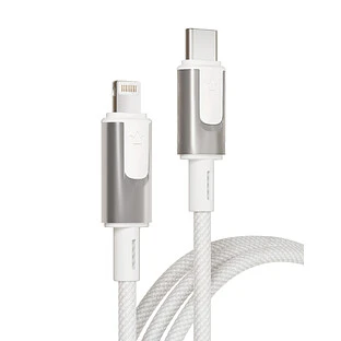 Кабель VLP Force Line 30W USB-C + Lightning, 1.2м, белый