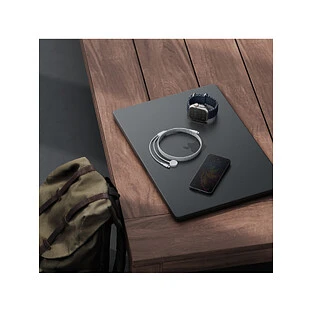 Кабель зарядный EnergEA для Apple Watch GoCharge Deuce 2 in 1 USB-C to C + AW, 1.8м, белый