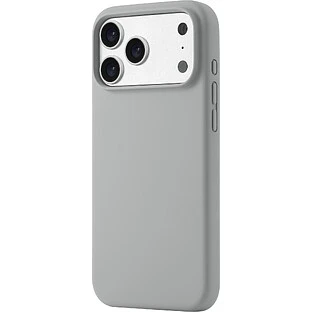 Чехол защитный uBear Touch Mag Case для iPhone 18 Pro Max, MagSafe совместимый, силикон, софт-тач, светло-серый 