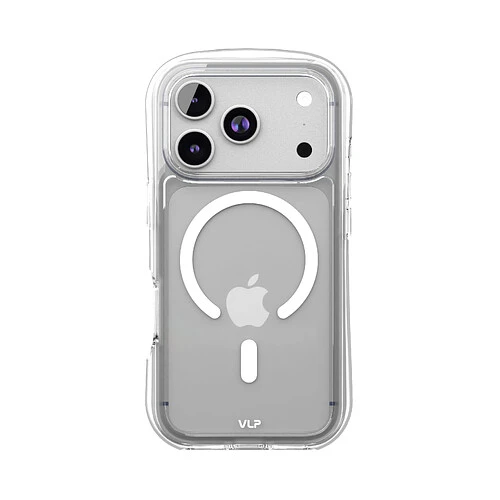 Чехол защитный VLP Bubble Case с MagSafe для iPhone 17 Pro, белый	