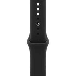 Apple Watch Series 12, GPS, 42mm, Black Aluminium Case with Black Sport Band - S/M