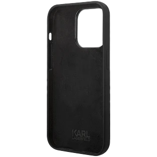 Lagerfeld для iPhone 14 Pro чехол Liquid silicone RSG Round logo Hard Black Lagerfeld для iPhone 14 Pro чехол Liquid silicone RSG Round logo Hard Black