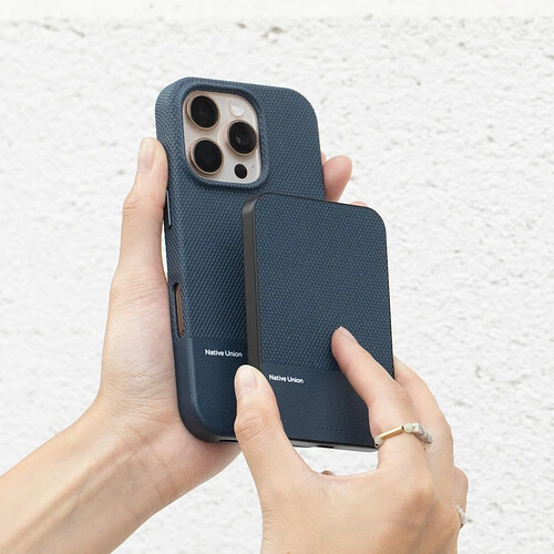 Внешний аккумулятор NATIVE UNION (Re) Classic Power Bank Magnetic Qi2, 5000mAh, цвет: синий