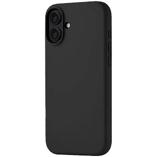 Чехол защитный uBear Touch Mag Case iPhone 16 Plus, софт-тач, черный