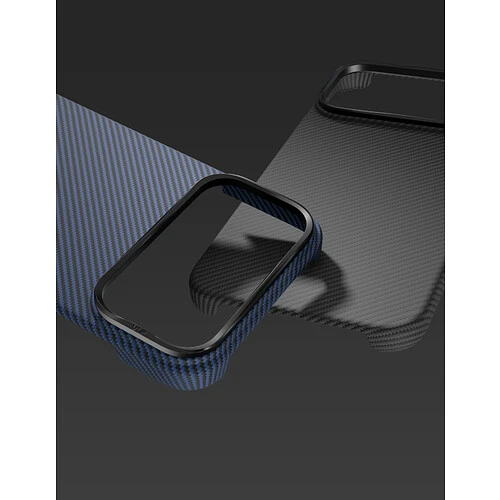 Чехол защитный VLP Kevlar Case с MagSafe для iPhone 18 Pro, синий