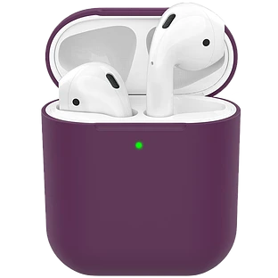 Чехол DEPPA Ultra Slim  Темно-красный для AirPods (Gen1/2)