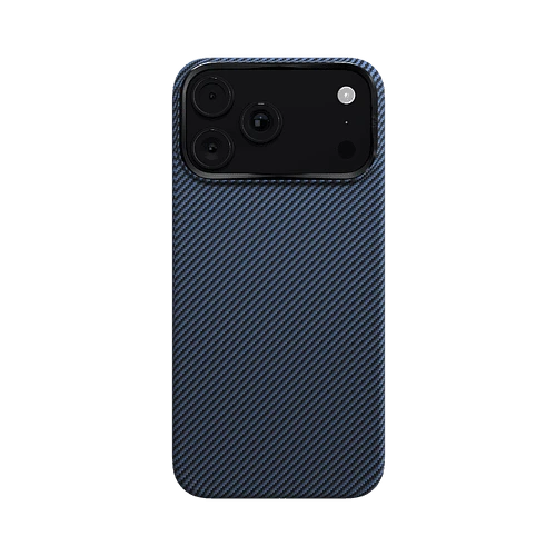 Чехол защитный VLP Kevlar Case с MagSafe для iPhone 18 Pro Max, синий