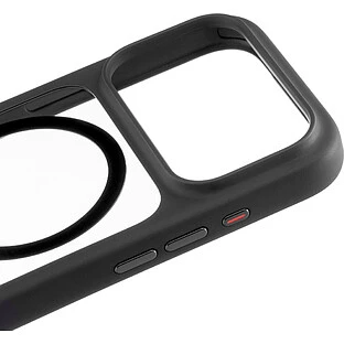 Чехол защитный uBear Shade Case для iPhone 18 Pro, MagSafe совместимый, усиленный, силк-тач, черный