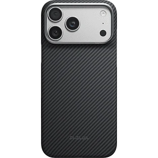 Чехол для телефона Pitaka Ultra-Slim для iPhone 18 Pro (Black/Grey Twill)