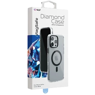 Чехол VLP Diamond с MagSafe Чёрный для iPhone 16 Pro Чехол VLP Diamond с MagSafe Чёрный для iPhone 16 Pro