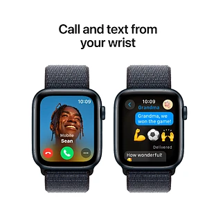 Apple Watch SE 2 (2024) GPS 40mm Midnight Aluminium Case with Ink Sport Loop Band Apple Watch SE 2 (2024) GPS 40mm Midnight Aluminium Case with Ink Sport Loop Band