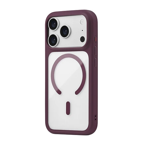 Чехол защитный uBear Shade Case для iPhone 18 Pro, MagSafe совместимый, усиленный, силк-тач, бургунди