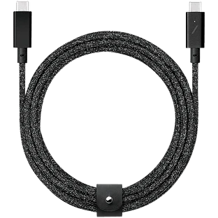 BELT-PRO2-COS-NP BELT CABLE TYPE-C, кабель зарядный USB-C/USB-C, 240W, длина 2,4 м.,цвет космос