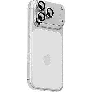 Стекло защитное uBear Extreme Metal Full Cover Lens Shield для iPhone 18 Pro Max, серебристый