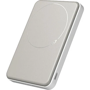 Аккумулятор внешний VLP Solid Energy 5000 mAh SSB, Qi2 20W, белый