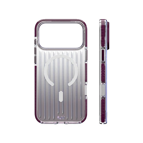 Чехол защитный VLP Pulse Case с MagSafe для iPhone 18 Pro Max, темно-вишневый