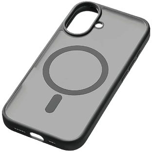 Чехол защитный uBear Cloud Mag Case iPhone 16, силк-тач, черный Чехол защитный uBear Cloud Mag Case iPhone 16, силк-тач, черный