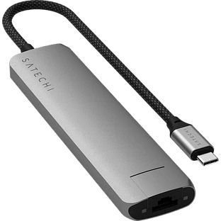Адаптер Satechi 7-in-1 USB-C Slim Multiport Adapter with Ethernet, Space Gray