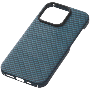 Чехол защитный uBear Supreme Case для iPhone 16 Pro, ультратонкий, материал Кевлар, MagSafe совместимый, синий