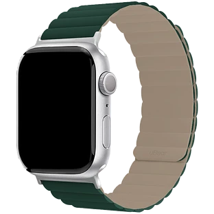 Ремешок uBear Mode для Apple Watch M/L (42, 44, 45, 49 мм), силиконовый, зеленый/серый