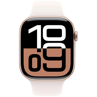 Apple Watch Series 10 GPS 42mm Rose Gold Aluminum Case with Light Blush Sport Band - S/M Apple Watch Series 10 GPS 42mm Rose Gold Aluminum Case with Light Blush Sport Band - S/M