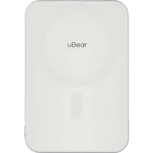 Внешний аккумулятор uBear Slide Power bank 5000mAh, PD20W, Qi2, белый
