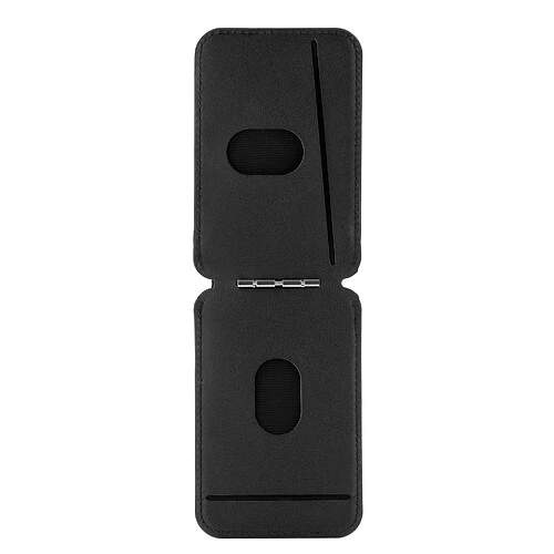 Магнитный кардхолдер uBear Fold, эко-кожа, черный