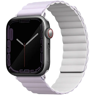 Ремешок Uniq для Apple Watch 49/45/44/42 mm Revix reversible Magnetic Lilac/White Ремешок Uniq для Apple Watch 49/45/44/42 mm Revix reversible Magnetic Lilac/White