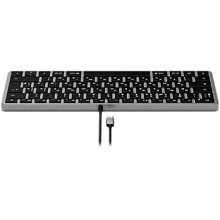 Клавиатура Satechi Slim USB-C Wired Keyboard-RU. Раскладка - Русская. Цвет- Серый космос Клавиатура Satechi Slim USB-C Wired Keyboard-RU. Раскладка - Русская. Цвет- Серый космос