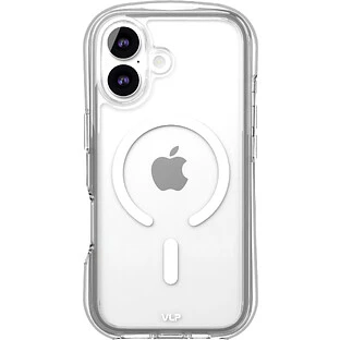Чехол защитный VLP Bubble Case с MagSafe для iPhone 17, белый	