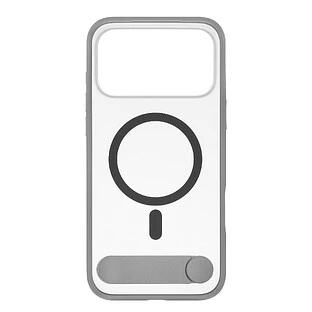 Чехол защитный uBear Stand 360° Mag Case для iPhone 17 Pro Max, MagSafe совместимый, силикон, софт-тач, серый