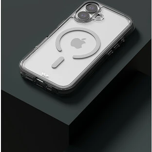 Чехол защитный VLP Bubble Case с MagSafe для iPhone 17, белый	