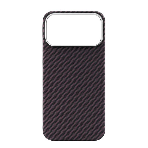 Чехол защитный uBear Supreme Case для iPhone 18 Pro Max, ультратонкий, материал Кевлар, MagSafe совместимый, бургунди