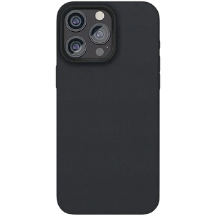 Чехол защитный  vlp  Ecopelle Case с MagSafe для iPhone 15 Pro  черный
