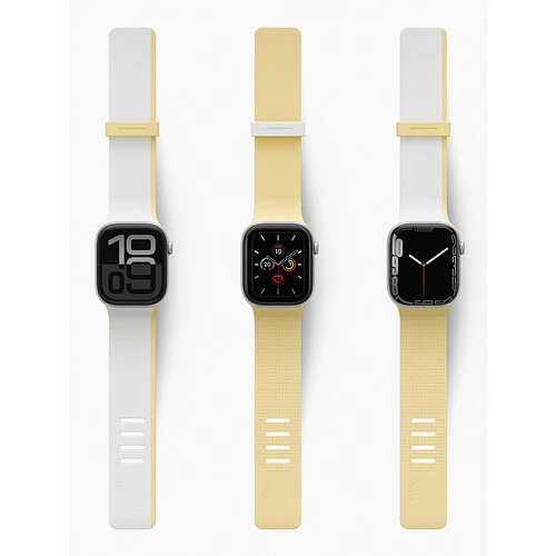 Ремешок Uniq для Apple Watch 42/41/40 mm Revix IV White/Butter Yellow
