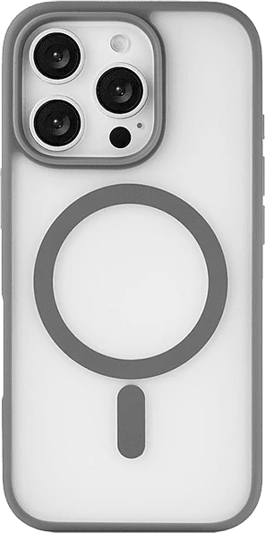 Чехол защитный uBear Cloud Mag Case iPhone 16 Pro, силк-тач, серый