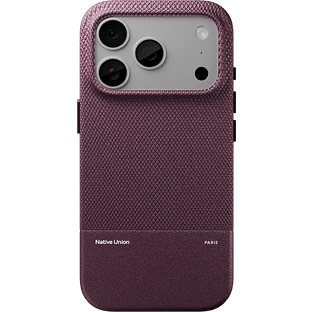 Чехол защитный NATIVE UNION (RE)CLASSIC CASE FOR IPHONE 18 PRO BURGUNDY, для iPhone 18 PRO, цвет: темная вишня