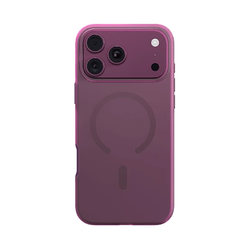 Чехол защитный VLP Sorbet Case с MagSafe для iPhone 18 Pro Max, темно-вишневый