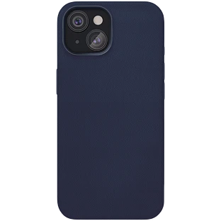 Чехол защитный  vlp  Ecopelle Case с MagSafe для iPhone 15  синий