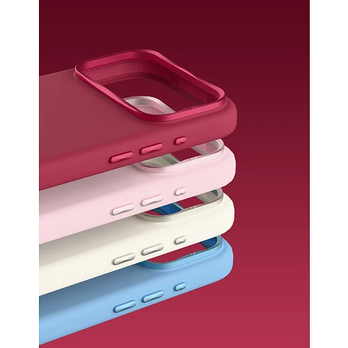 Чехол защитный VLP Aster Pro Case с MagSafe для iPhone 18 Pro, красный