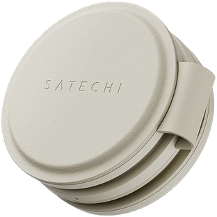 Беспроводное зарядное устройство Satechi OntheGo 3-in-1 Charger, 15Вт, Песочный