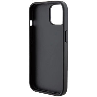 Чехол LAGERFELD GripStand PU Saffiano NFT Karl & Choupette metal Hard Чёрный для iPhone 15 Чехол LAGERFELD GripStand PU Saffiano NFT Karl & Choupette metal Hard Чёрный для iPhone 15
