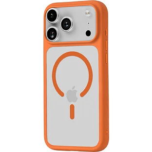 Чехол защитный uBear Shade Case для iPhone 17 Pro Max, MagSafe совместимый, усиленный, силк-тач, оранжевый