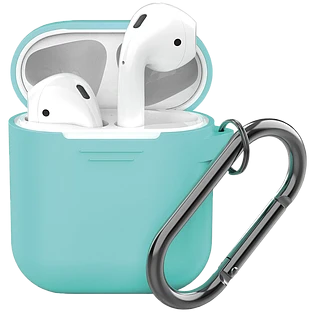 Чехол DEPPA Silicone case  Мятный для AirPods (Gen1/2)