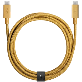 BELT CABLE TYPE-C, кабель зарядный USB-C/USB-C, 240W, длина 2,4 м.,цвет: крафт