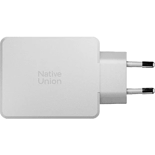 POCKET GAN CHARGER 100W, сетевое зарядное устройство 100W,  разъёмы 2хUSB-C. Цвет: белый