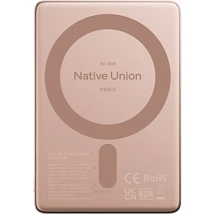 Внешний аккумулятор NATIVE UNION ACTIVE POWER BANK 5000mAh, абрикосовый Внешний аккумулятор NATIVE UNION ACTIVE POWER BANK 5000mAh, абрикосовый